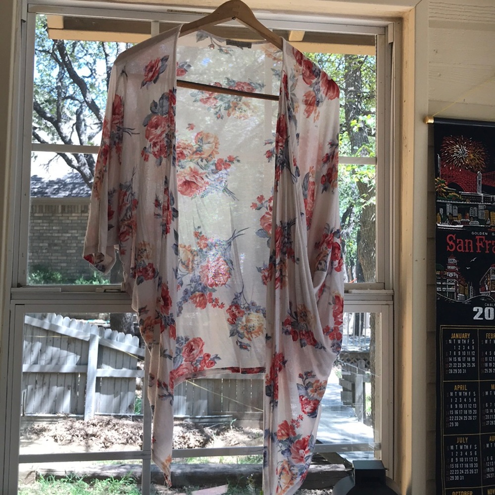 Floral cardigan